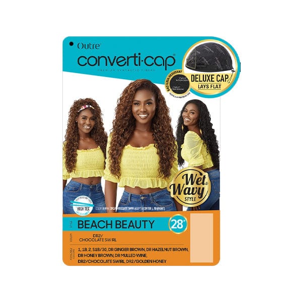 Outre Converti Cap Synthetic Hair Wig - BEACH BEAUTY - Image 9