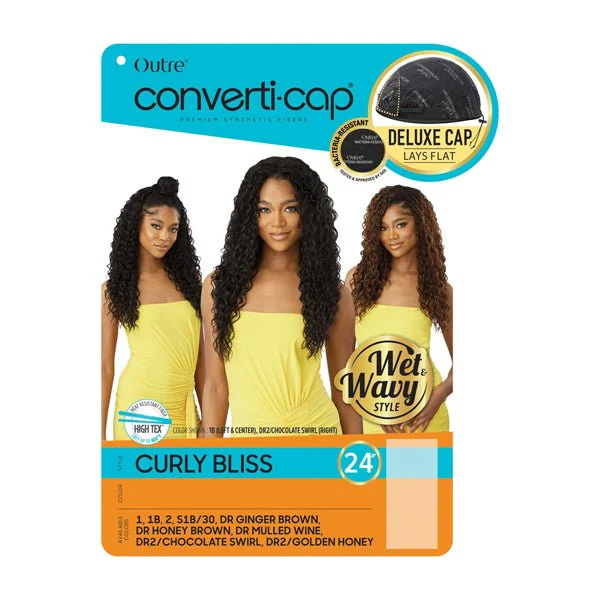 Outre Converti Cap Synthetic Hair Wig - CURLY BLISS - Image 8