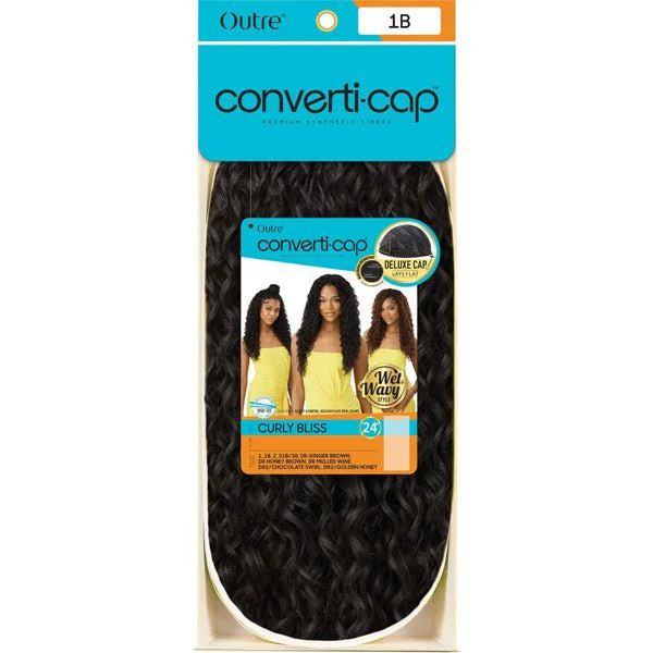 Outre Converti Cap Synthetic Hair Wig - CURLY BLISS - Image 9