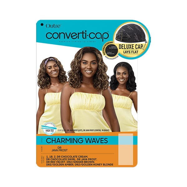 Outre Converti Cap Synthetic Hair Wig - CHARMING WAVES - Image 9
