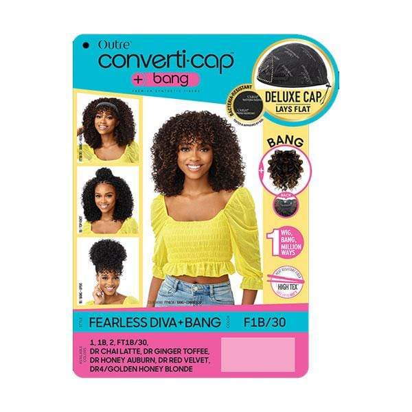 Outre Converti Cap + Bang Synthetic Hair Wig - FEARLESS DIVA + BANG - Image 8