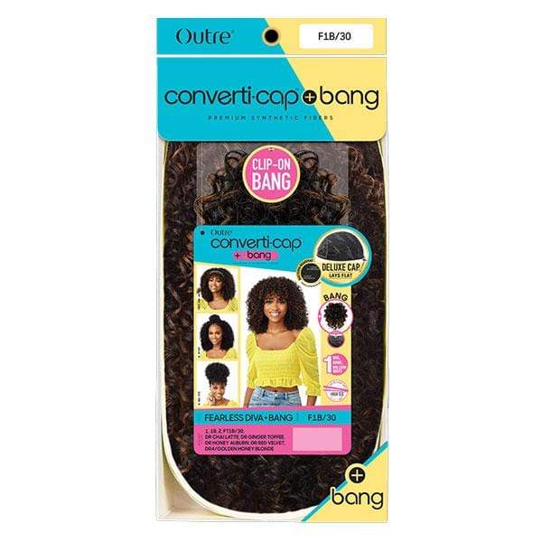 Outre Converti Cap + Bang Synthetic Hair Wig - FEARLESS DIVA + BANG - Image 9