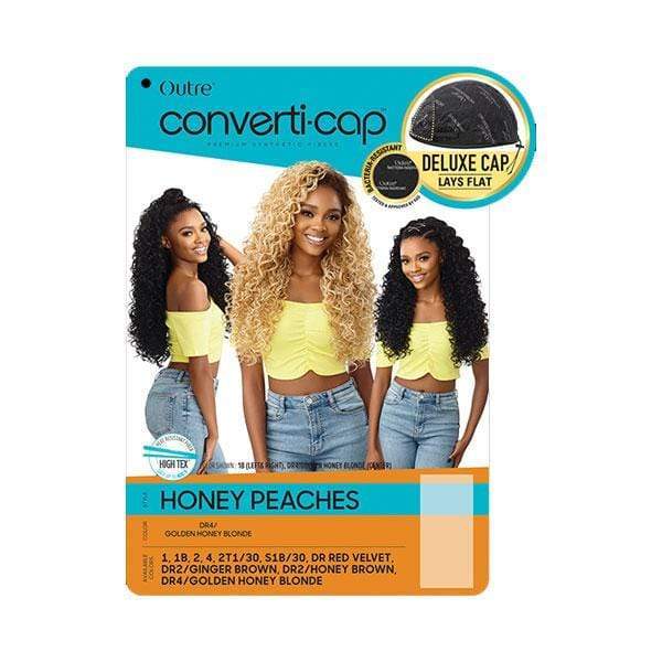 Outre Converti Cap Synthetic Hair Wig - HONEY PEACHES - Image 9
