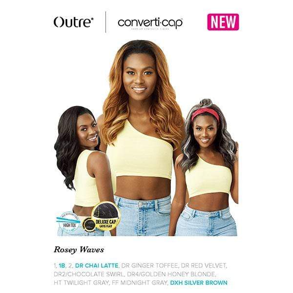 Outre Converti Cap Synthetic Hair Wig - ROSEY WAVES - Image 2