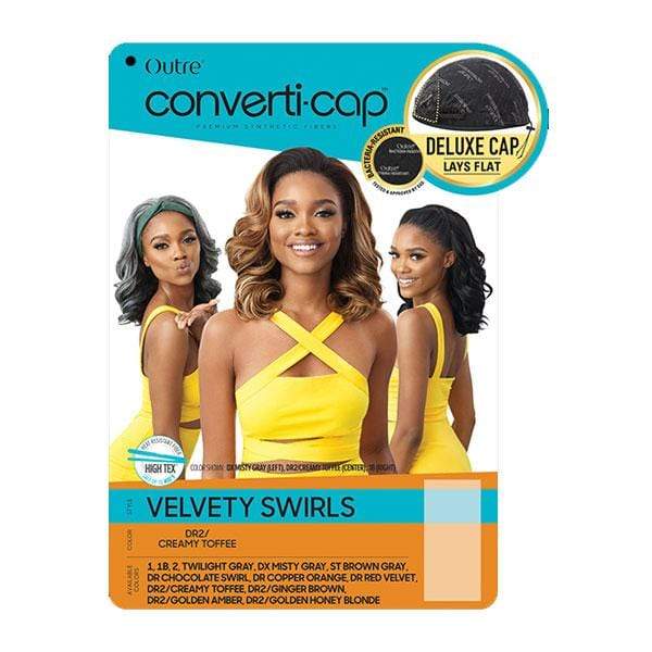 Outre Converti Cap Synthetic Hair Wig - VELVETY SWIRLS - Image 8