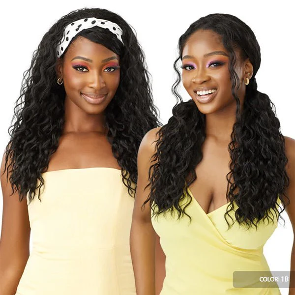 Outre Converti-Cap Synthetic Half Wig - W&W MERMAID'S KISS - Image 5