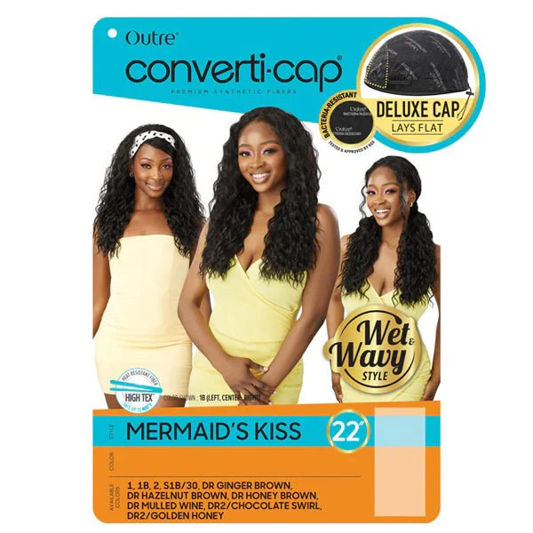 Outre Converti-Cap Synthetic Half Wig - W&W MERMAID'S KISS - Image 6