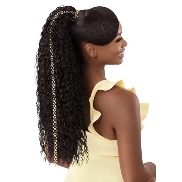Outre Converti Cap Wet & Wavy Synthetic Hair Wig - ISLAND CURLS - Image 9