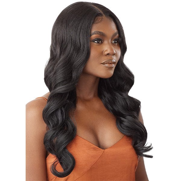 Outre Human Hair Blend 5x5 Lace Closure Wig - HHB BODY CURL 24" - Image 4
