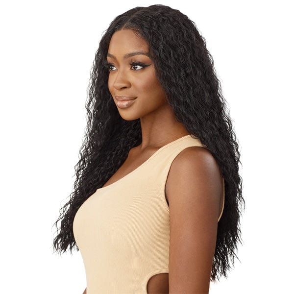Outre Human Hair Blend 5x5 Lace Closure Wig - HHB PERUVIAN WATER WAVE 24" - Image 4