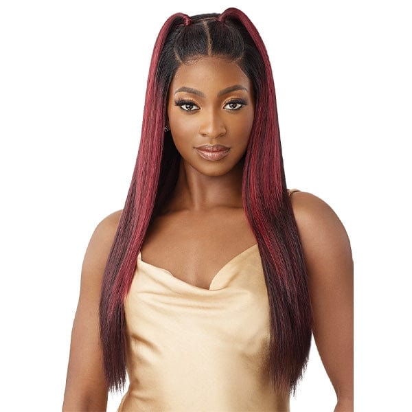 Outre Human Hair Blend 5x5 Lace Closure Wig - HHB YAKI STRAIGHT 26" - Image 3