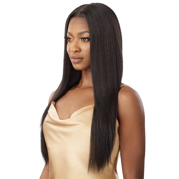 Outre Human Hair Blend 5x5 Lace Closure Wig - HHB YAKI STRAIGHT 26" - Image 4
