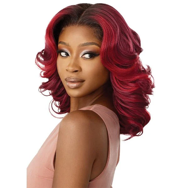 Outre Human Hair Blend 5x5 Lace Closure Wig - HHB BODY WAVE 16" - Image 4
