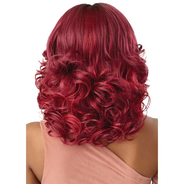 Outre Human Hair Blend 5x5 Lace Closure Wig - HHB BODY WAVE 16" - Image 5