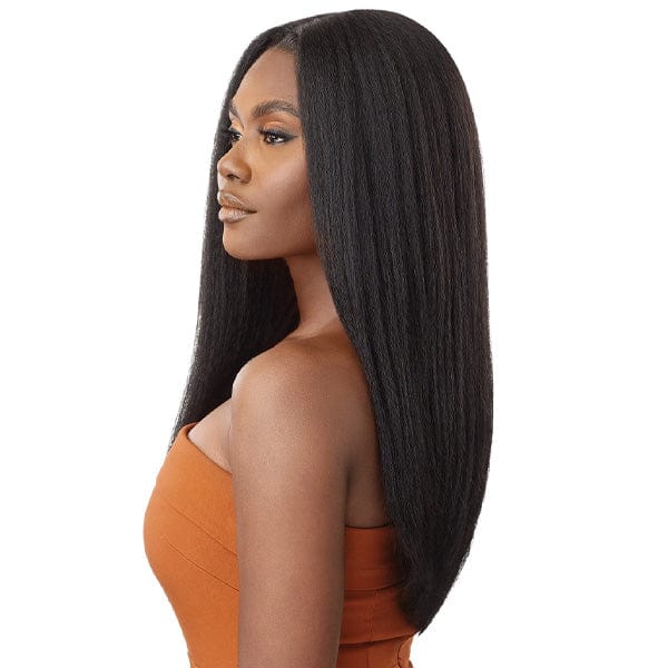 Outre Human Hair Blend 5x5 Lace Closure Wig - HHB KINKY STRAIGHT 24" - Image 4