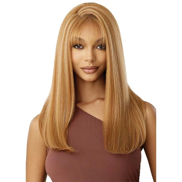 Outre Human Hair Blend 5x5 Lace Closure Wig - HHB NATURAL YAKI 22" - Image 2