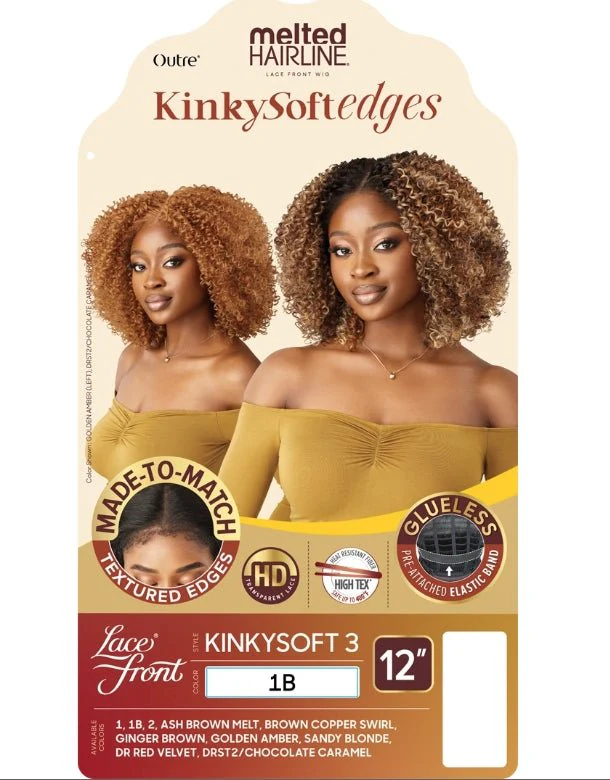 Outre Melted Hairline Kinkysoft Edges Synthetic HD Lace Frontal Wig - KINKYSOFT 3 - Image 6