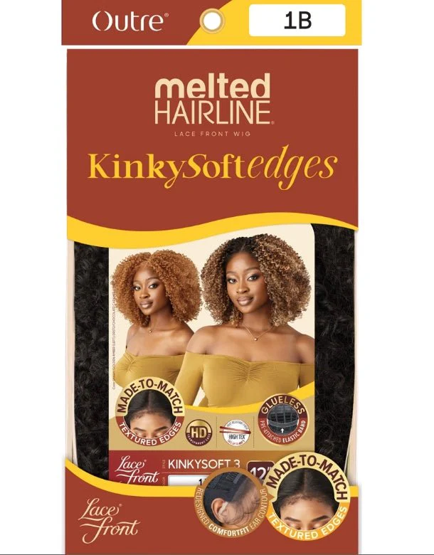 Outre Melted Hairline Kinkysoft Edges Synthetic HD Lace Frontal Wig - KINKYSOFT 3 - Image 7