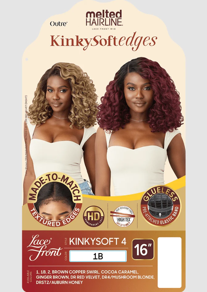 Outre Melted Hairline Kinkysoft Edges Synthetic HD Lace Frontal Wig - KINKYSOFT 4 - Image 6