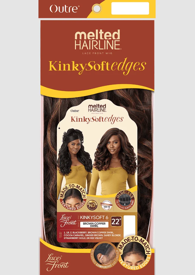 Outre Melted Hairline Kinkysoft Edges Synthetic HD Lace Frontal Wig - KINKYSOFT 6 - Image 7