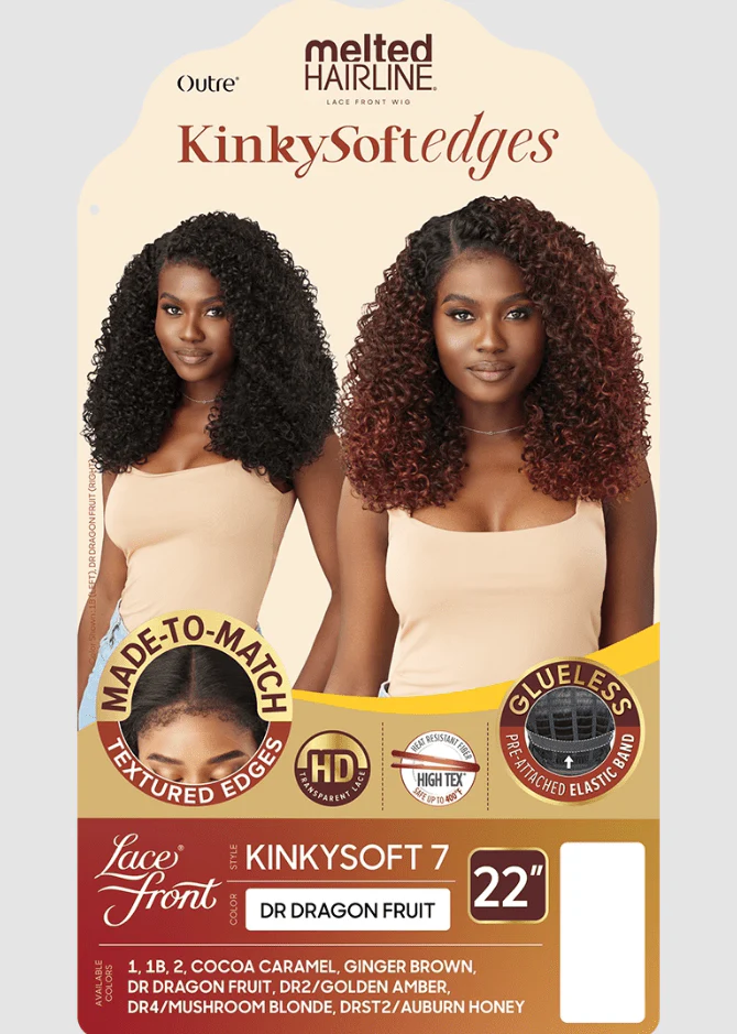 Outre Melted Hairline Kinkysoft Edges Synthetic HD Lace Frontal Wig - KINKYSOFT 7 - Image 7