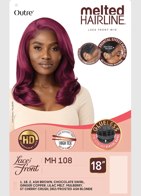 Outre Melted Hairline Synthetic Deluxe Wide HD Lace Front Wig - MH 108 - Image 7