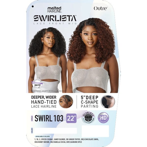Outre Melted Hairline Synthetic Swirlista HD Lace Front Wig - SWIRL 103 - Image 7