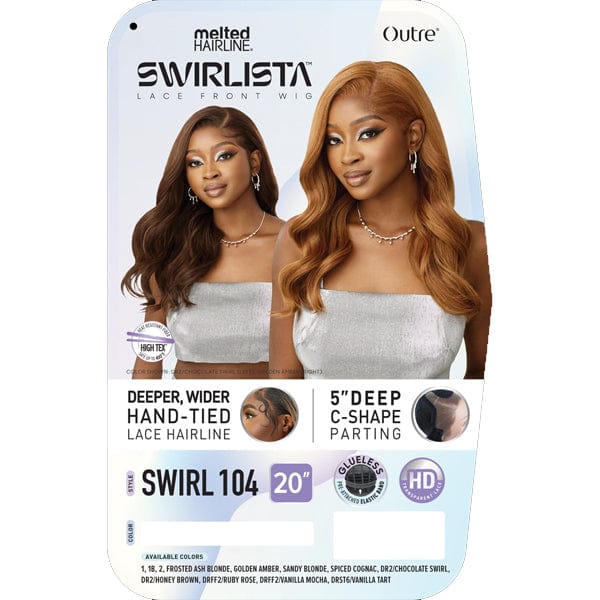 Outre Melted Hairline Synthetic Swirlista HD Lace Front Wig - SWIRL 104 - Image 6
