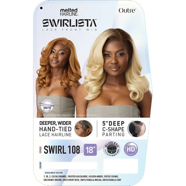 Outre Melted Hairline Synthetic Swirlista HD Lace Front Wig - SWIRL 108 - Image 6