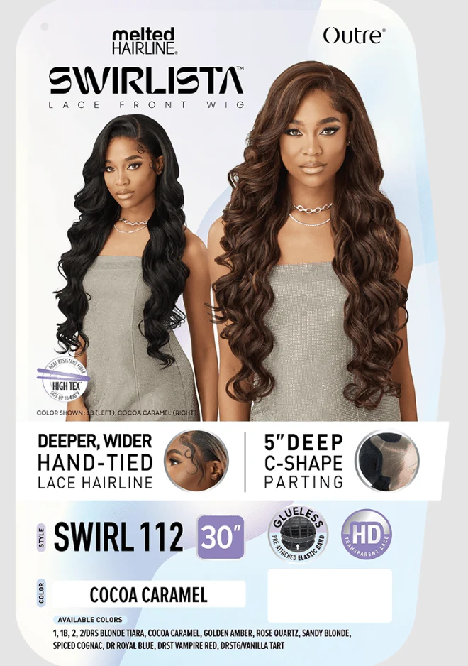 Outre Melted Hairline Synthetic Swirlista HD Lace Front Wig - SWIRL 112 - Image 7