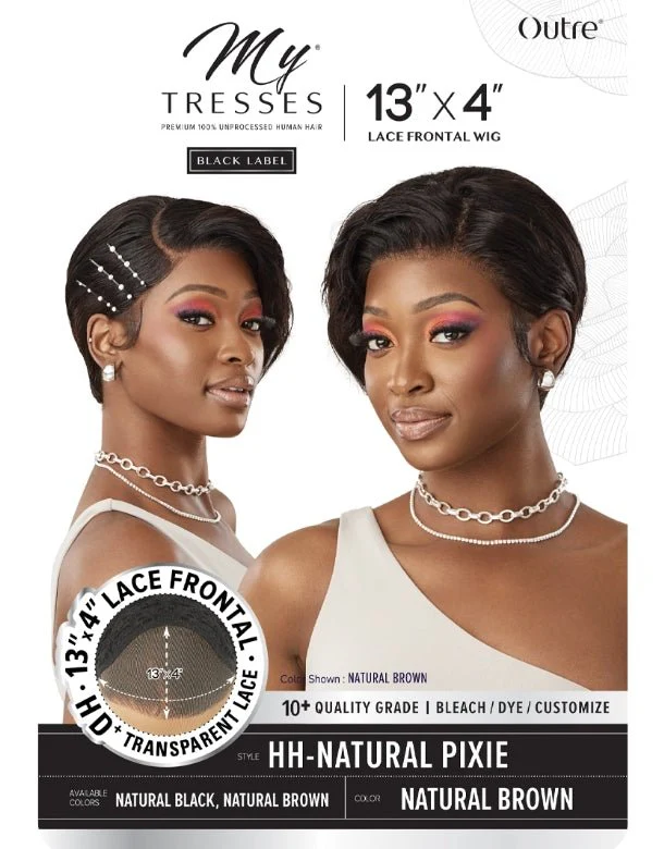 Outre My Tresses Black Label HD 13x4 Lace Front Wig - HH NATURAL PIXIE - Image 5