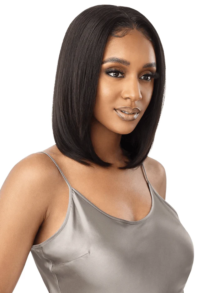 Outre My Tresses Black Label HD 13x4 Lace Front Wig - HH VIRGIN STRAIGHT 14" - Image 4
