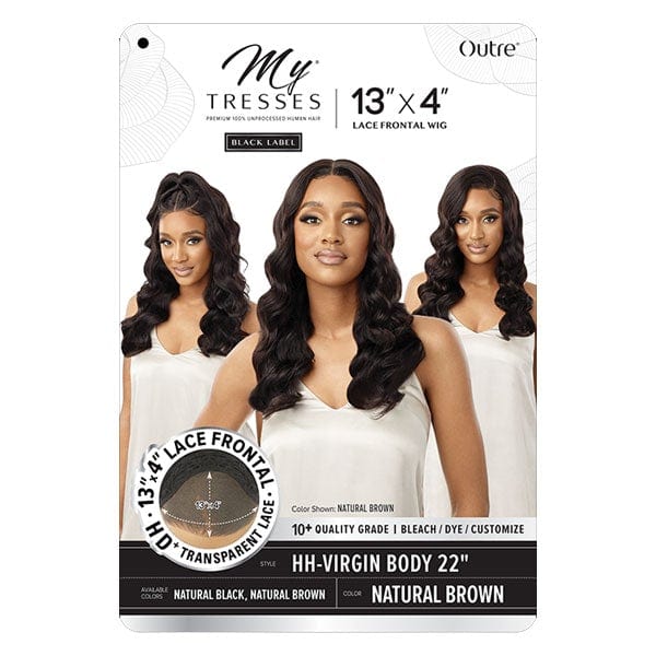 Outre My Tresses Black Label HD 13x4 Lace Front Wig - VIRGIN BODY 22" - Image 7