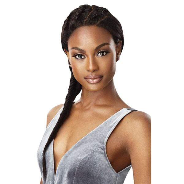 Outre Mytresses Black Label 100% Fully Hand-Tied Lace Wig - NATURAL STRAIGHT - Image 3