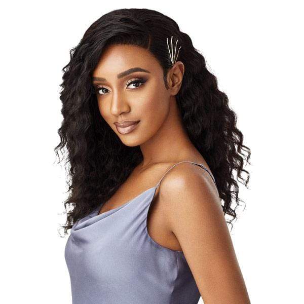 Outre MyTresses Black Label Customized HD Lace Full Frontal Wig - VIRGIN STRAIGHT 14" - Image 2