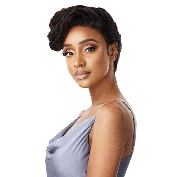 Outre MyTresses Black Label Customized HD Lace Full Frontal Wig - VIRGIN STRAIGHT 14" - Image 4