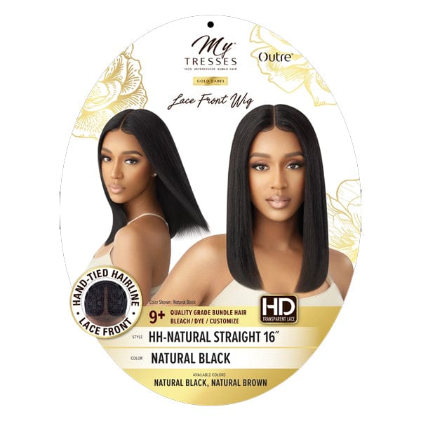 Outre Mytresses Gold Label 100% Human Hair Lace Front Wig - NATURAL STRAIGHT 16" - Image 5