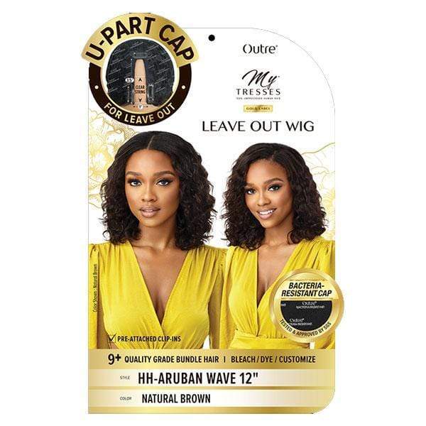 Outre Mytresses Gold Label 100% Human Hair U-Part Cap Wig - ARUBAN WAVE 12" - Image 5