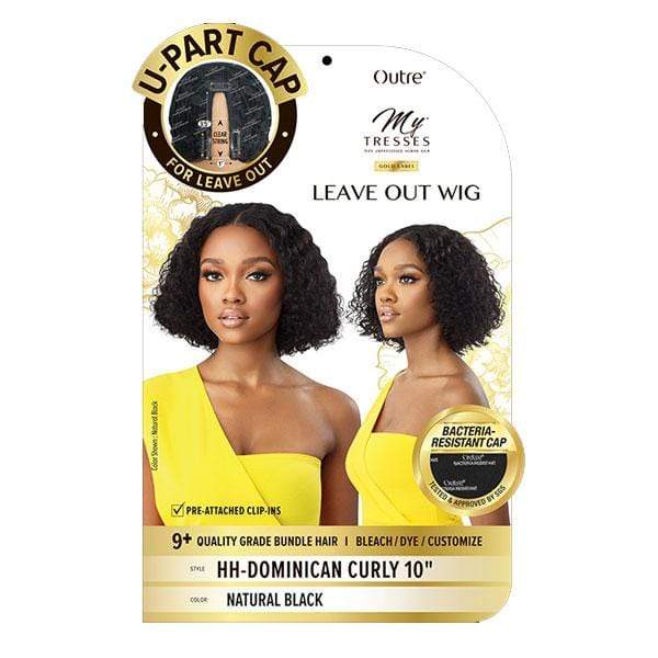 Outre Mytresses Gold Label 100% Human Hair U-Part Cap Wig - DOMINICAN CURLY 10" - Image 4