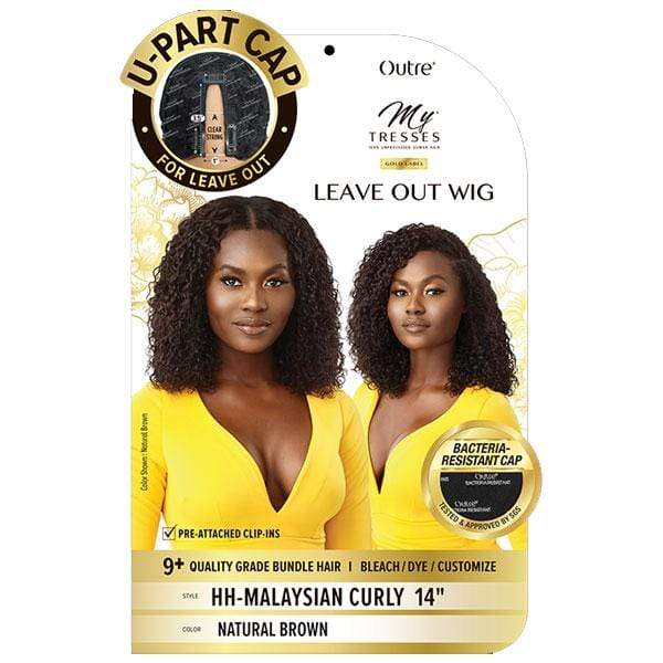 Outre Mytresses Gold Label 100% Human Hair U-Part Cap Wig - MALAYSIAN CURLY 14" - Image 5