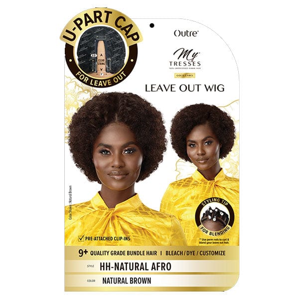 Outre Mytresses Gold Label 100% Human Hair U-Part Cap Wig - NATURAL AFRO - Image 5