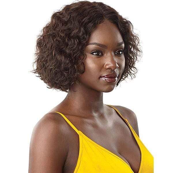 Outre Mytresses Gold Label 100% Human Hair Lace Front Wig - NATURAL JERRY BOB - Image 3
