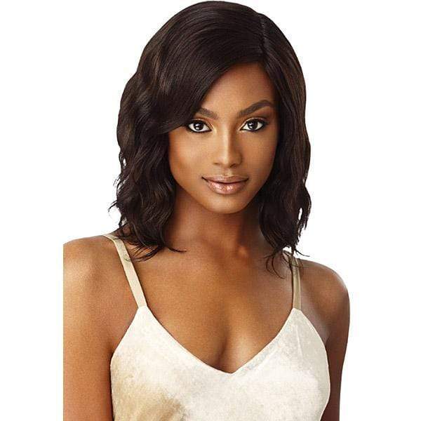 Outre Mytresses Gold Label 100% Human Hair Lace Front Wig - NATURAL WAVE 14" - Image 2