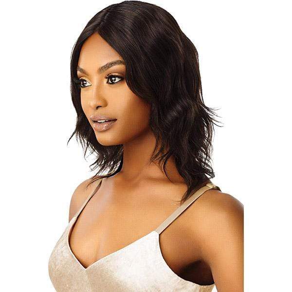 Outre Mytresses Gold Label 100% Human Hair Lace Front Wig - NATURAL WAVE 14" - Image 4