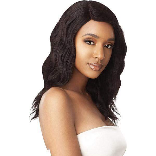 Outre Mytresses Gold Label 100% Human Hair Lace Front Wig - NATURAL WAVE 20" - Image 2