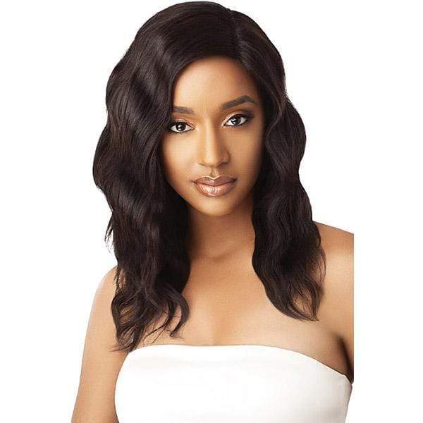 Outre Mytresses Gold Label 100% Human Hair Lace Front Wig - NATURAL WAVE 20" - Image 3
