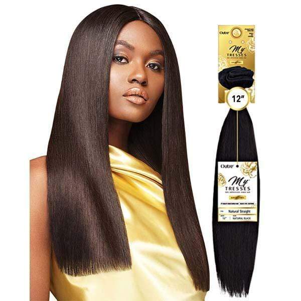 Outre MyTresses Gold Label 100% Human Hair Weave Single Pack - NATURAL STRAIGHT 10"-22" - Image 2