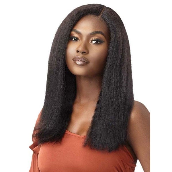 Outre Mytresses Gold Label Blowout 100% Human Hair Lace front Wig - KINKY STRAIGHT 20" - Image 2
