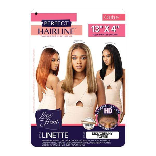 Outre Perfect Hairline Synthetic 13x4 Faux Scalp Lace Front Wig - LINETTE - Image 5