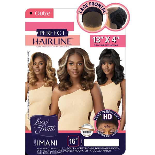 Outre Perfect Hairline Synthetic 13x4 Lace Frontal Wig - IMANI - Image 6